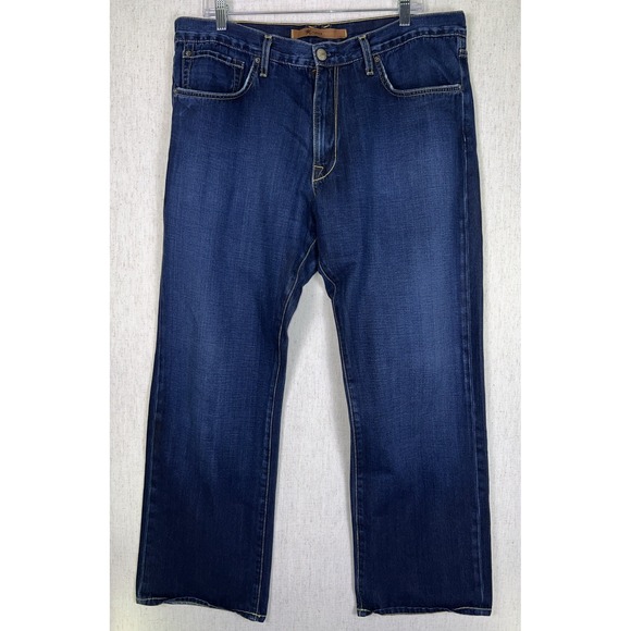 Agave Gringo Men's Denim Jeans 38x28 Dark Blue Relaxed Straight USA ✅ - Picture 1 of 7